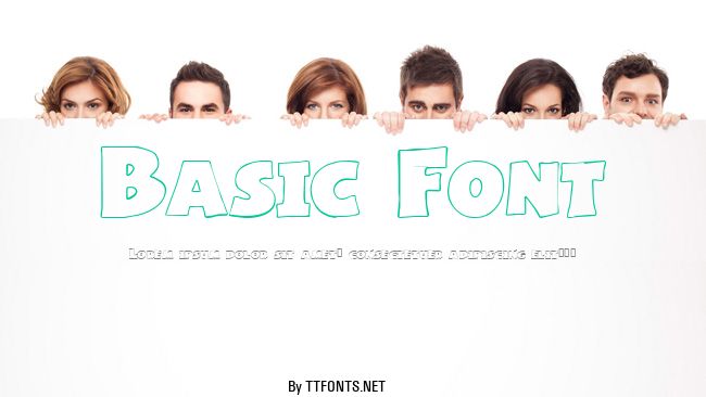 Basic Font example